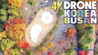 4K FLYING OVER AUTUMN SPO1 in BUSAN KOREA DRONE VIDEO DRONE SHOT 부산 가을 스포원파크 금정체육공원 드론영상 드론비디오 드론샷