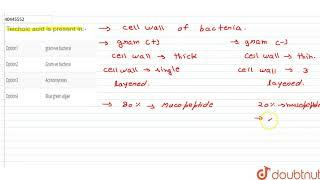 Teichoic acid is present in:-