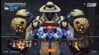 Overwatch 2 Competitive Sigma Gameplay No Commentary) (Ps5) (1080p 60