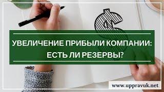 Увеличение прибыли компании: есть ли резервы?