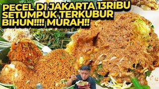 13RIBU NASI PECEL DITUMPUK BIHUN DAN GORENGAN DI JAKARTA!! MURAHHH