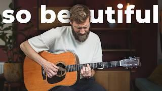 Beautiful acoustic guitar (in a few simple steps)