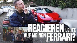 Wie reagieren Leute auf einen Ferrari | inscope21