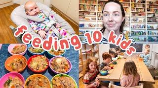 FEEDING 10 KIDS! | Mom of 10 w/ Twins + Triplets