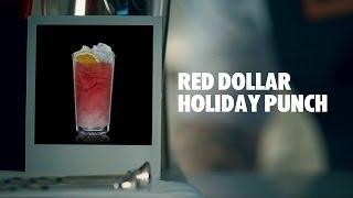 How to make an Absolut Red Dollar Holiday Punch Cocktail | Recipe