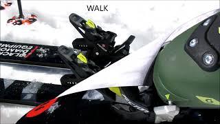 Tecton Ski Walk Mode - Fritschi Swiss Bindings