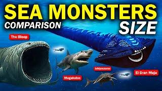 SEA MONSTERS Size Comparison | BLOOP vs. EL GRAN MAJA