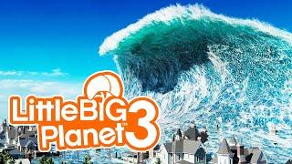 TSUNAMI SURVIVAL! | Little Big Planet 3 Multiplayer