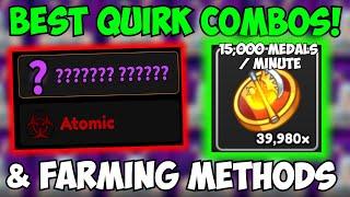 Best Quirk Combos & Best Quirk Medal Farming Method! (Best Luck, Gold, Drops, Mage & Warrior Teams)