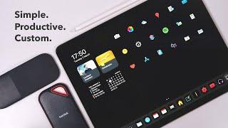 My Minimal iPad Setup | Custom iOS Icon Design Tutorial 2021 (+ Shortcuts hacks!)