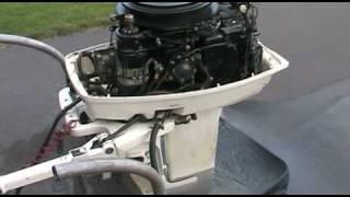 1988 Johnson outboard motor 30 hp idling