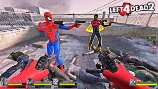 Team Spiderman vs Zombie attacks #16 - Left 4 Dead 2 funny moments