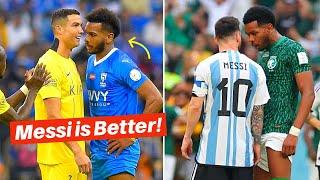 Cristiano Ronaldo Fight with Al Hilal Player Who Fought Messi