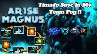 Dota 2 Ar1se Best Magnus Magic Damage Build 7.36 Legendary Plays !