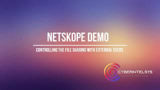 Netskope || CASB || Onedrive-External-Share|| Usecase