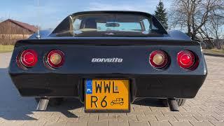 Chevrolet Corvette C3 1977 5,7 V8 (start up, sound, exhaust, revs, acceleration)