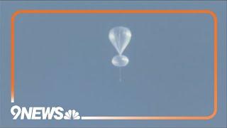 What is the balloon flying above Colorado?