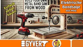 Metall Bandsäge selber bauen. Build your own metal band saw.