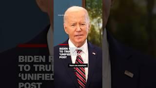 See Biden reaction to Trump's 'unified Reich' video