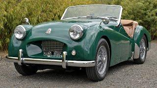 1954 Triumph TR2 - Cold start & Test drive