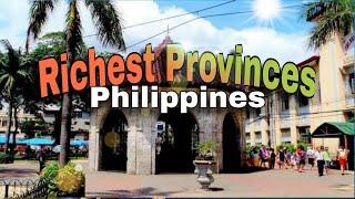 Top 10 richest provinces in the philippines.