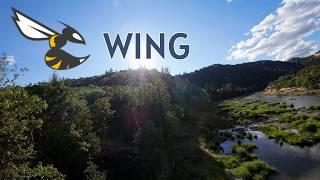 Betaflight wing chill flight over river - West Coast Throwdown 2024 - DJI O3 ESI