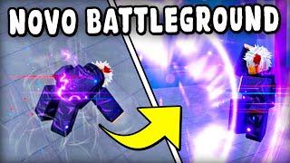 DESPERTEI O GOJO SUPREMO NESSE NOVO BATTLEGROUNDS DO ROBLOX | ME ASSUSTEI COM O PODER