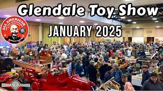 Toy Hunting at the Glendale Toy Show January 2025 | All American Toy & Advertising shoe