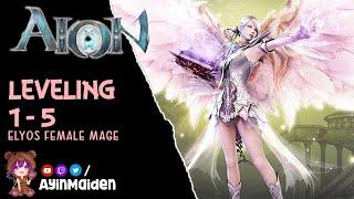 Aion Classic - Leveling 1-5, Elyos Mage (No commentary + basic tips)