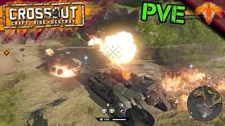 Crossout PvE Multiplayer Gameplay 2022 - PvE Battles 141 - No Commentary