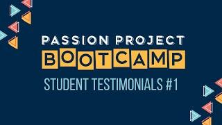 Passion Project Bootcamp Student Testimonials #1 // Julie Kim Consulting