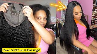 U-Part Wigs NEVER go out of style?! Minimal Leave-Out Install ft. Kiss love