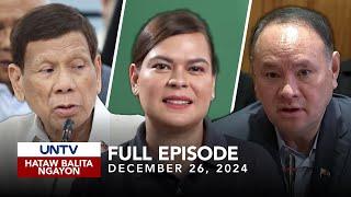 UNTV: Hataw Balita Ngayon | December 26, 2024