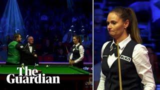 Reanne Evans snubs ex-partner Mark Allen before snooker match