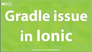 Could not find an installed version of Gradle either in Android Studio.. Ionic, Windows