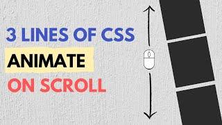 Animate On Scroll With Just Few Lines Of Code (No Library Needed)