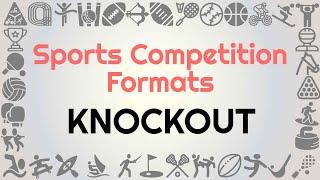 How to organise a knockout tournament.