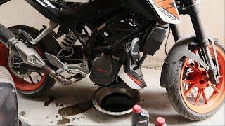 How to service any bike in detail - KTM Duke 200
