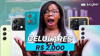 TOP 5 MELHORES CELULARES ATÉ R$ 2000 | CUSTO-BENEFÍCIO ABRIL 2024