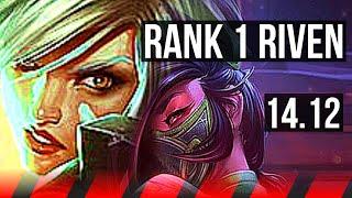 RIVEN vs AKALI (TOP) | Rank 1 Riven, 9/1/1, Rank 15 | JP Challenger | 14.12