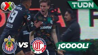 ¡REMONTADA DIABÓLICA! Gol de Marcel Ruiz | Chivas 1-2 Toluca | Liga Mx - CL2023 J3 | TUDN