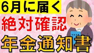 【6月に届く】年金通知書の確認項目を徹底解説！ココだけは絶対にチェック！【年金額改定通知書・年金振込通知書】