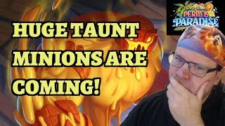 My Favorite Deck from Perils in Paradise Theorycrafting! Taunt Warrior - Hearthstone