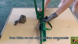 radio controlled caterpillar lawnmower made by Vigorun Tech, radio controlled wheeled slasher mower