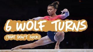 Gymnastics - 6 Almost Amazing? Wolf Turns (requested video)