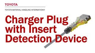 TOYOTA Forklift Option - Charger plug with insert detection device for on truck charger