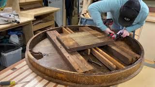 Refinishing  1930s Oak Table