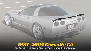 Extreme Online Store 1997-20224 Chevrolet Corvette C5 ZR1 Style Carbon Fiber Rear Spoiler