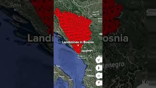 Landmines in Bosnia  #shorts #countries #memes
