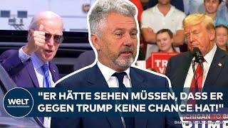 BIDEN SCHMEIßT HIN: US-Präsident kandidiert nicht noch mal "Obama und Clinton haben Rolle gespielt!"